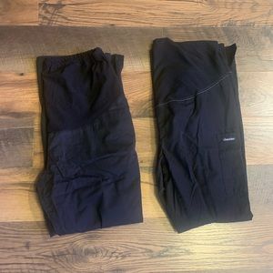 Black maternity scrubs